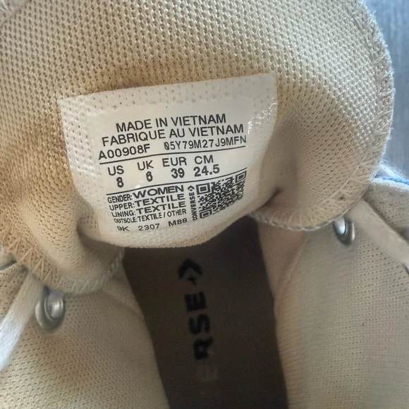 Converse Classic High-Top Canvas Sneakers - Light Blue - Picture 7 of 7